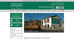 Desktop Screenshot of mallorca-dream-homes.com
